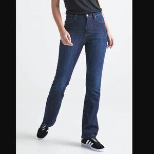 NWOT Duer DU/ER Dish Performance Denim High Rise Bootcut - Dark Stone, 31 x 32